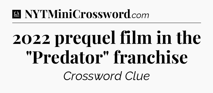 2022 prequel film in the 