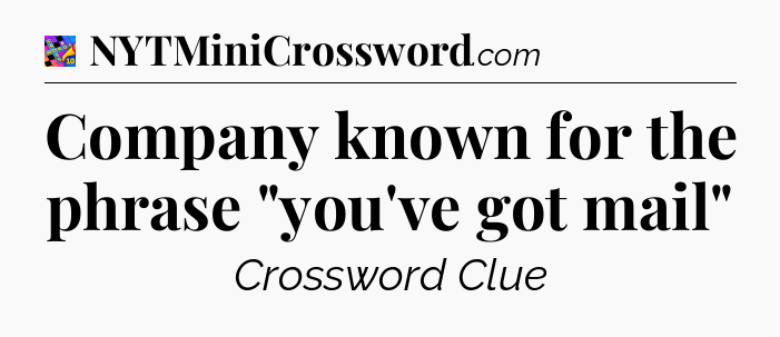 Company known for the phrase 