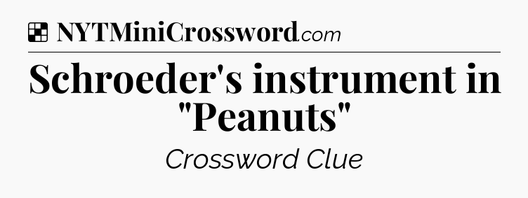 Solution: Schroeder's instrument in 