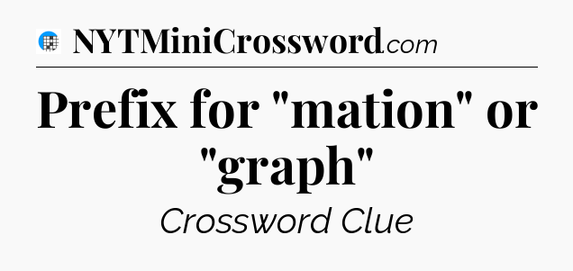 Prefix for 
