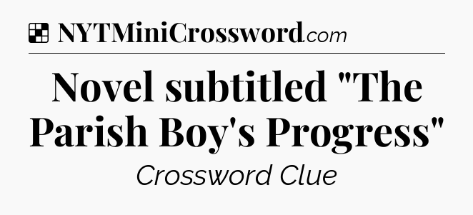 Solution: Novel subtitled 