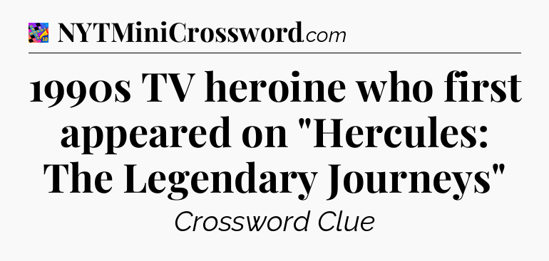 1990s TV heroine who first appeared on 