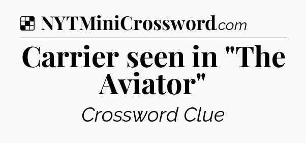 Solution: Carrier seen in 