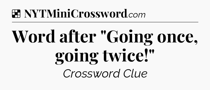 Solution: Word after 