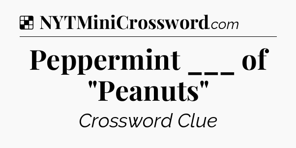 Solution: Peppermint ___ of 