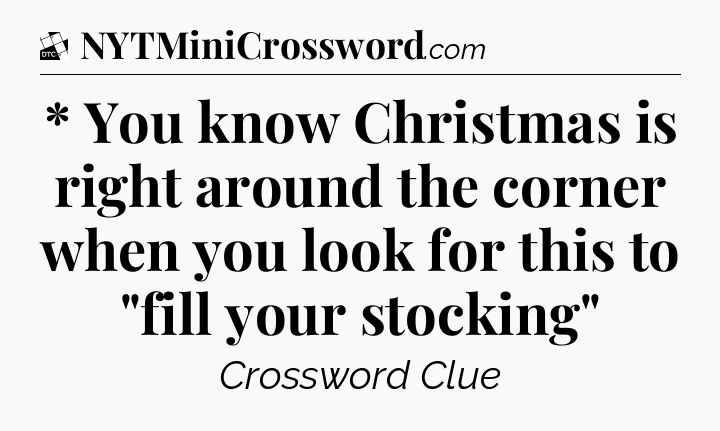 * You know Christmas is right around the corner when you look for this to 