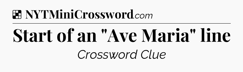 Solution: Start of an 