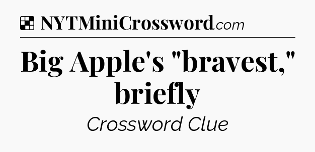 Solution: Big Apple's 