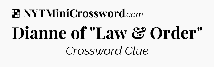 Solution: Dianne of 