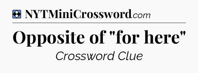 Solution: Opposite of 