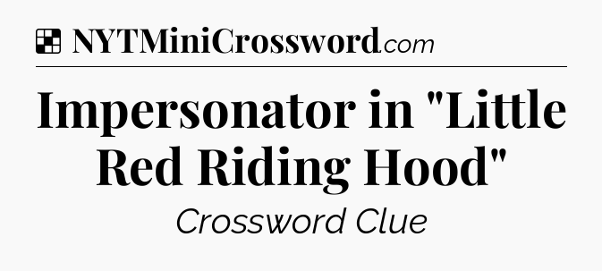 Solution: Impersonator in 