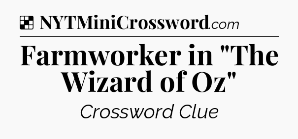 Solution: Farmworker in 