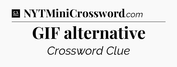 GIF alternative - LA Times Crossword