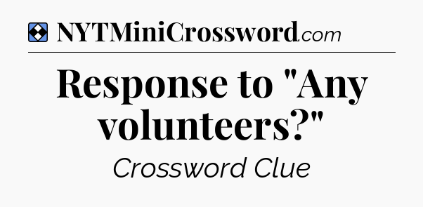 Solution: Response to 