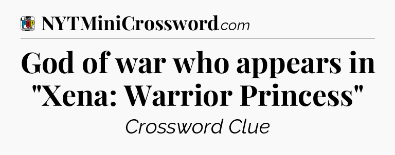 God of war who appears in 