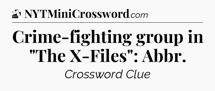 Crime-fighting group in 