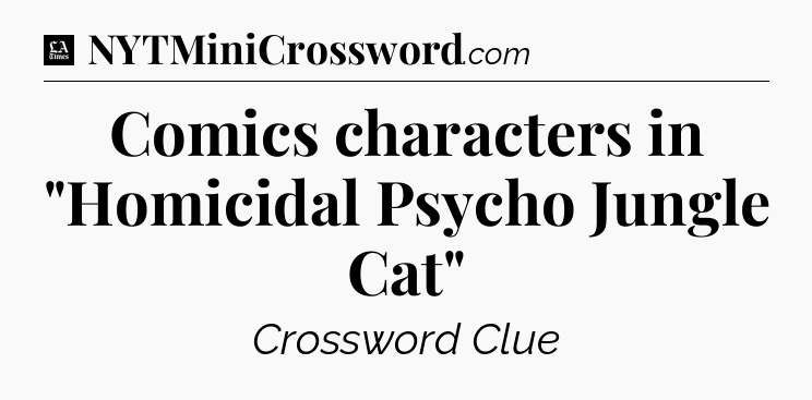 Comics characters in 