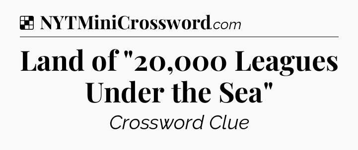Solution: Land of 
