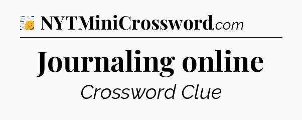 Journaling online - 7 Little Words