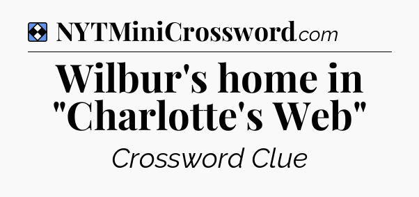 Solution: Wilbur's home in 