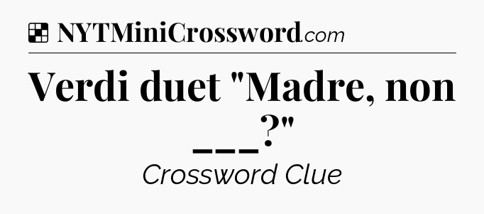 Solution: Verdi duet 