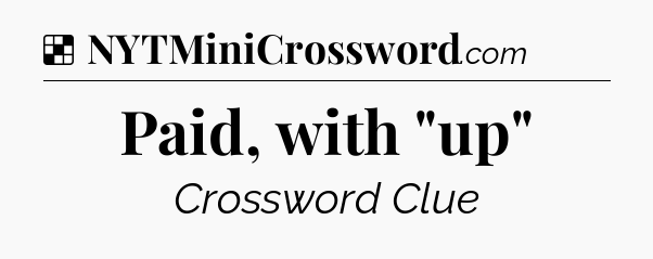 Solution: Paid, with 