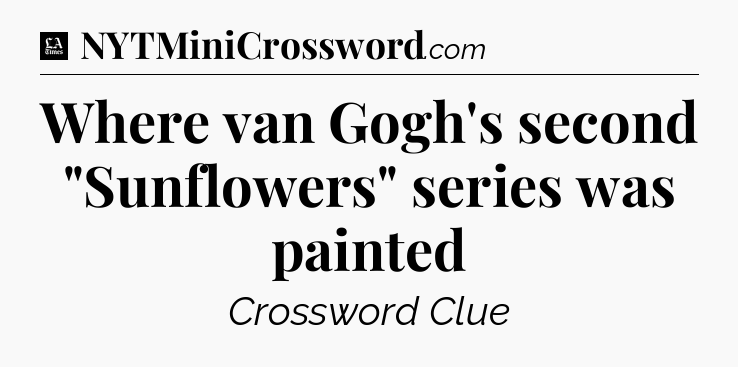 Where van Gogh's second 