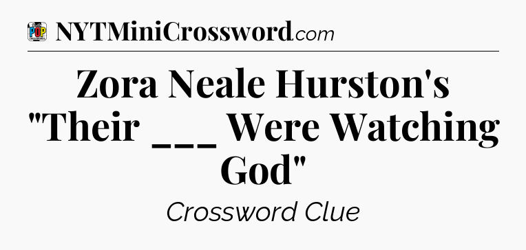 Zora Neale Hurston's 