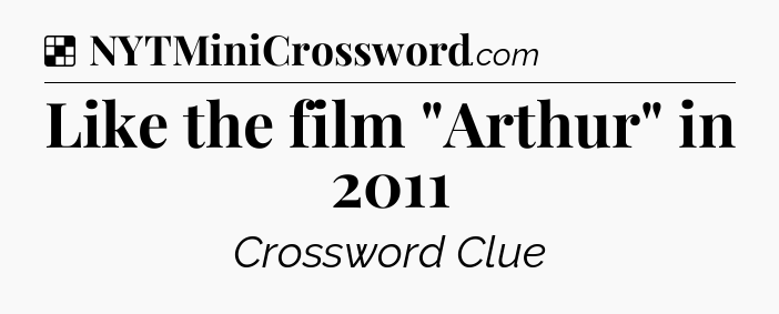Solution: Like the film 