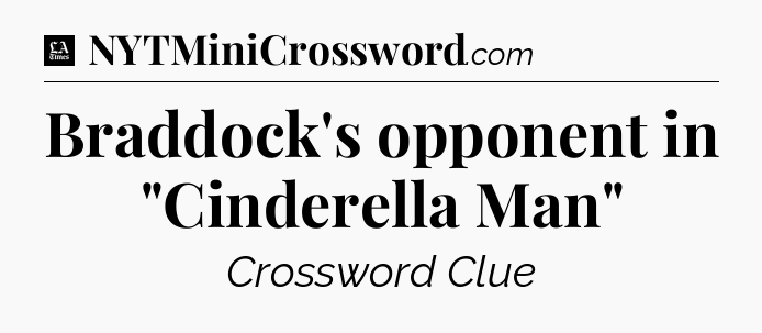 Braddock's opponent in 