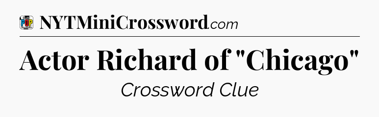Actor Richard of 