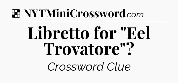 Solution: Libretto for 