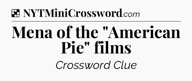 Solution: Mena of the 