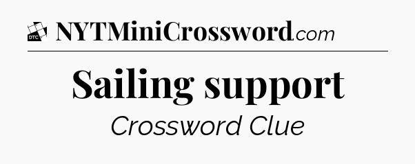 Sailing support - Daily Themed Classic Crossword