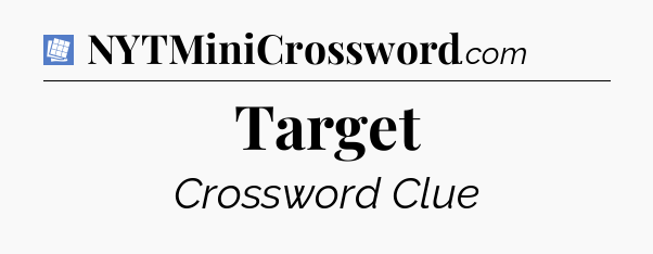 Target Puzzle Page Crossword Clue