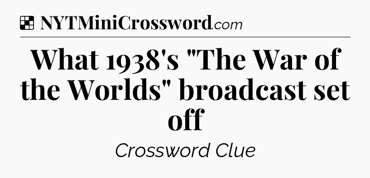 Solution: What 1938's 