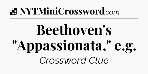 Solution: Beethoven's 