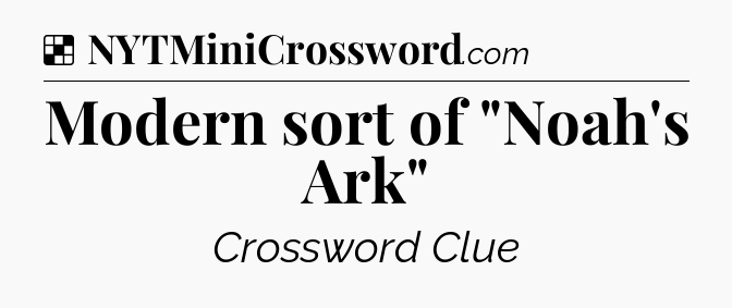 Solution: Modern sort of 