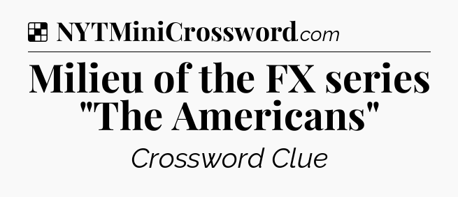 Solution: Milieu of the FX series 