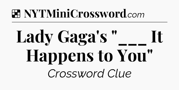 Solution: Lady Gaga's 