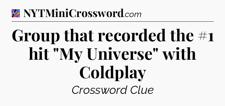 Group that recorded the #1 hit 