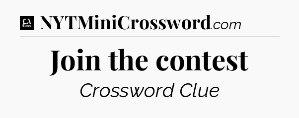Join the contest - LA Times Crossword