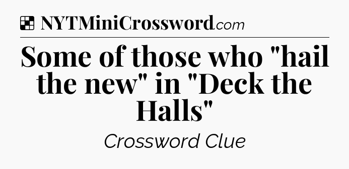 Solution: Some of those who 