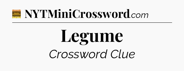 Legume - Eugene Sheffer Crossword