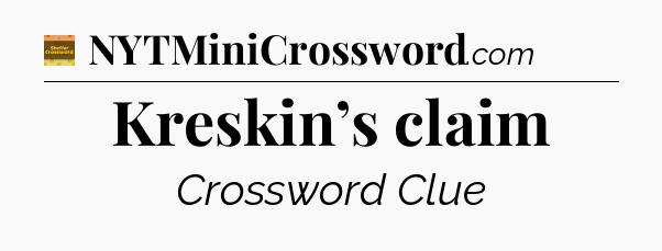 Kreskin’s claim crossword clue Eugene Sheffer