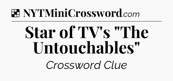 Solution: Star of TV's 