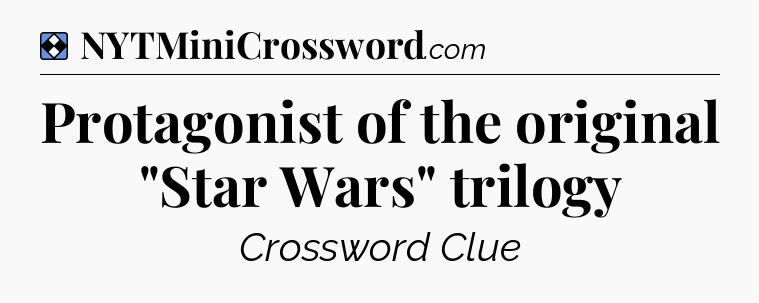 Solution: Protagonist of the original 