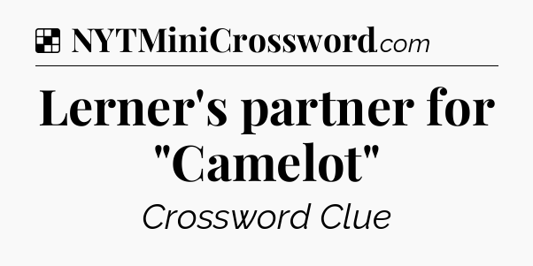 Solution: Lerner's partner for 