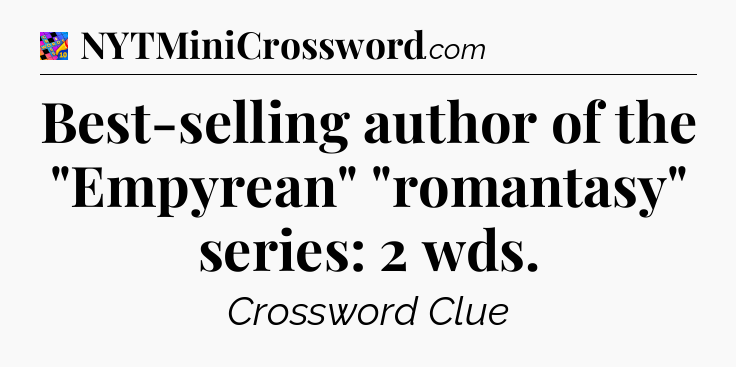Best-selling author of the 