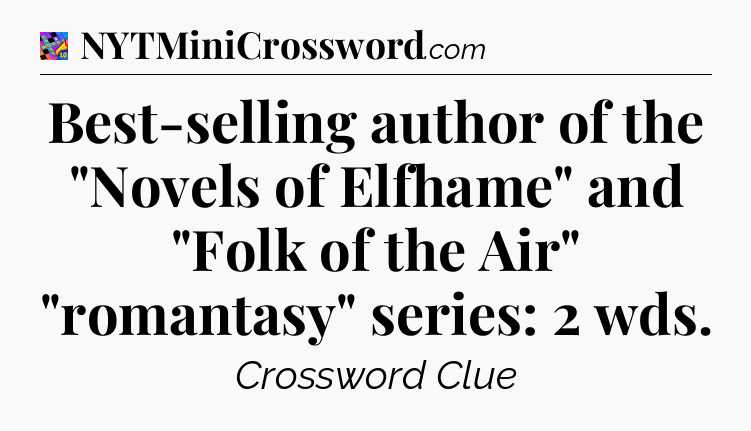 Best-selling author of the 